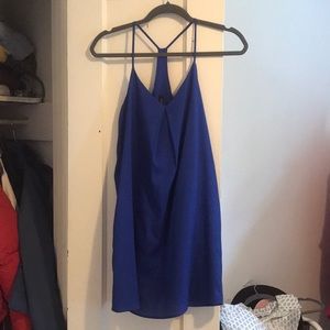 Razorback blue dress